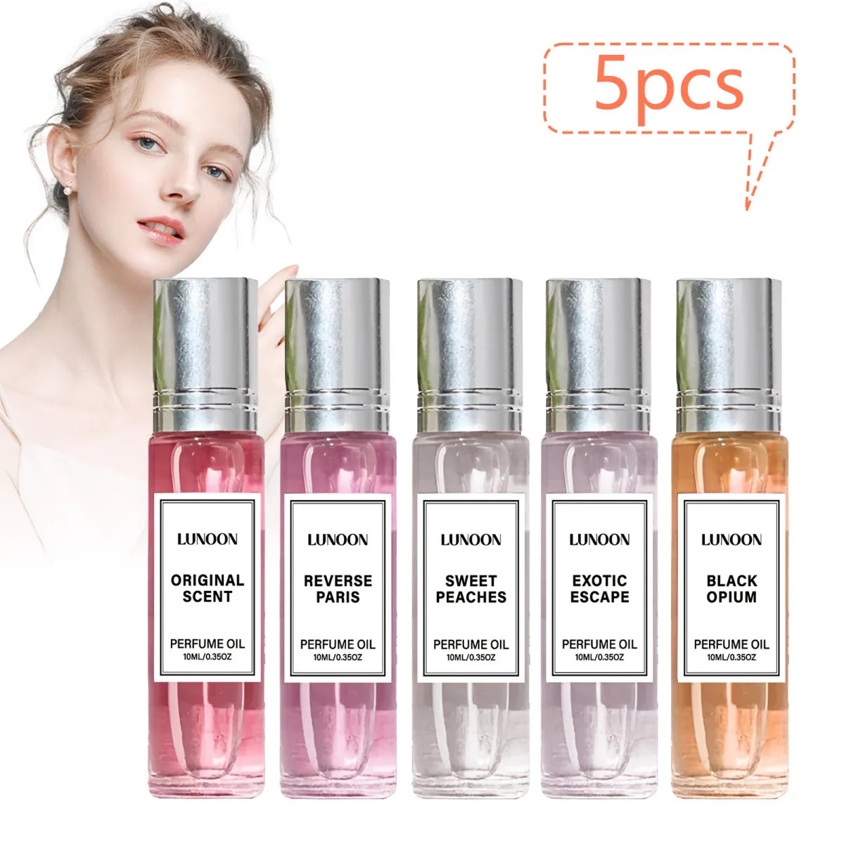 Lunoon Scent - Set od 5 ženskih parfema inspirisanih feromonima | 5x10ml