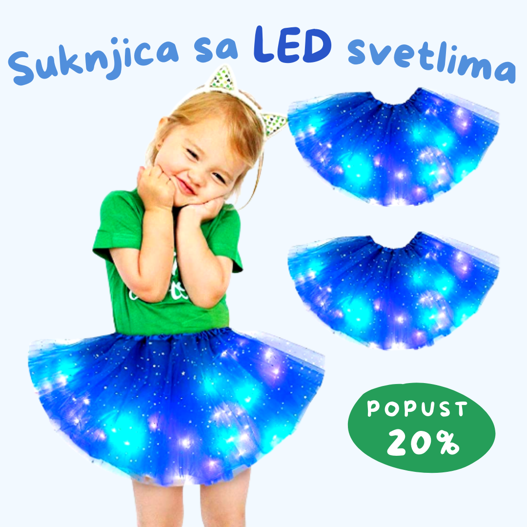 Suknjica sa LED svetlima