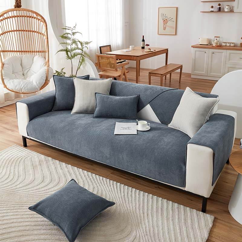 Herringbone Šenil Zaštitna Navlaka za Nameštaj